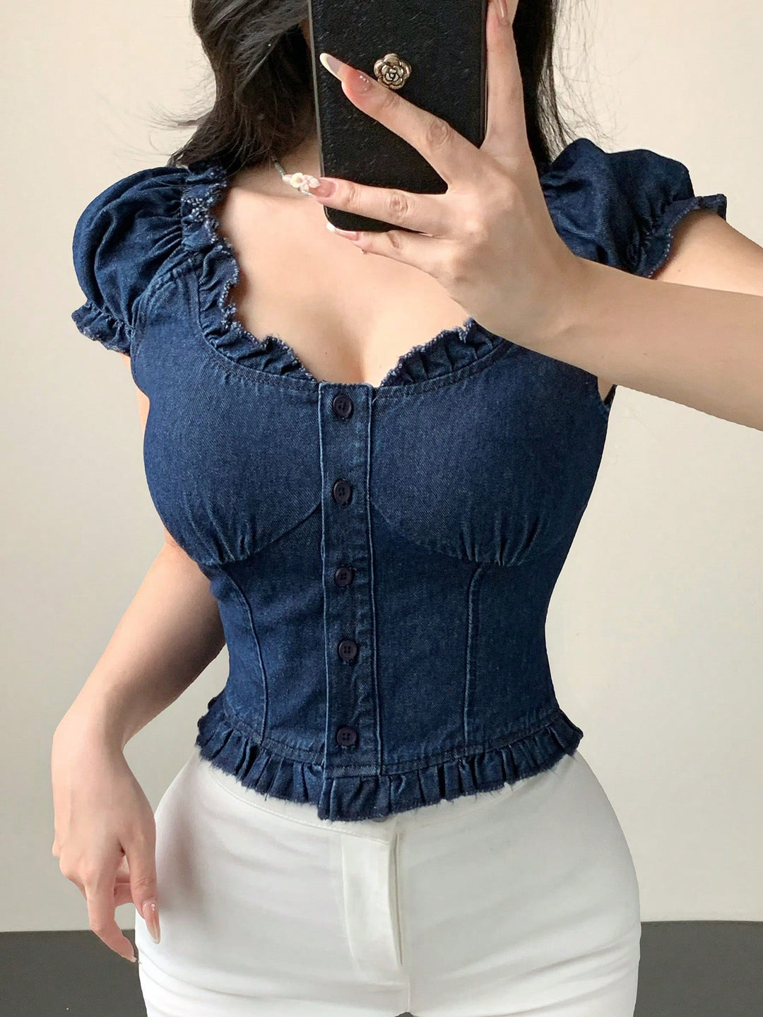 Top SHEIN, albastru