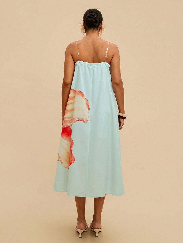 Rochie midi SHEIN, mix culori