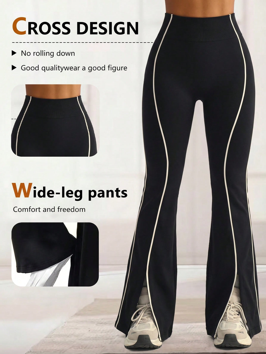 Pantaloni SHEIN, negru