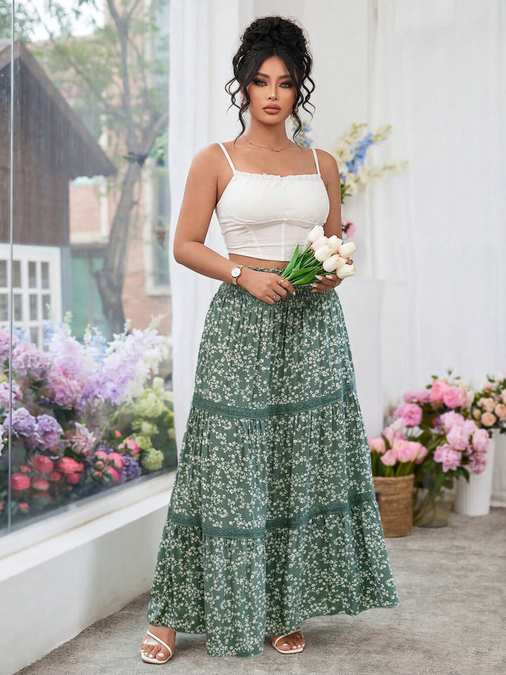 Fustă maxi SHEIN, mix culori