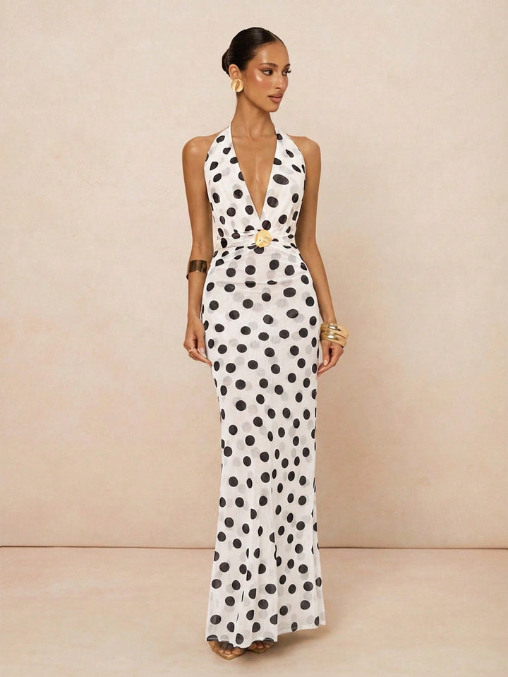 Rochie maxi SHEIN, alb