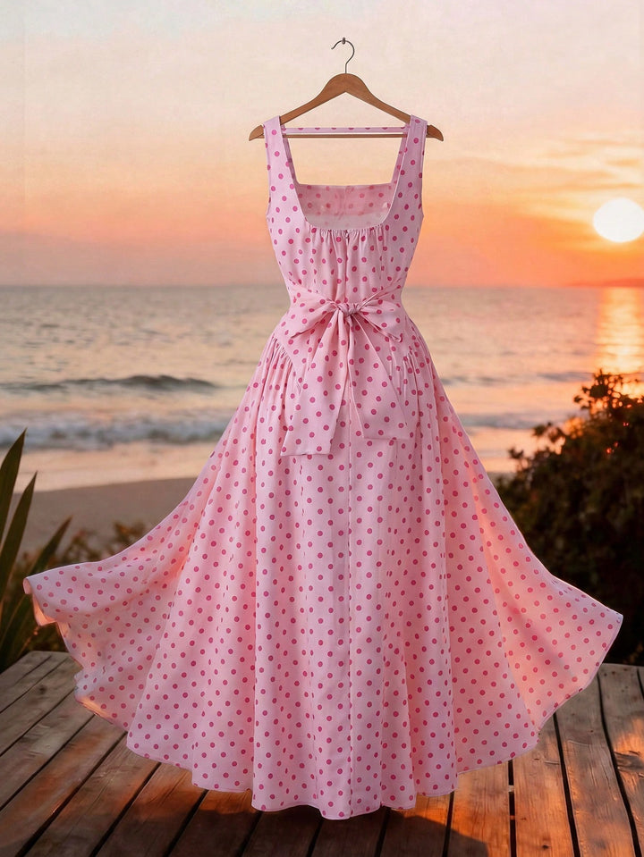 Rochie maxi SHEIN, roz