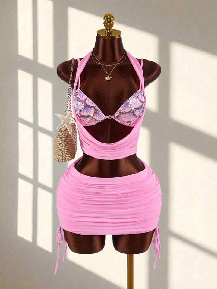 Compleu SHEIN, roz