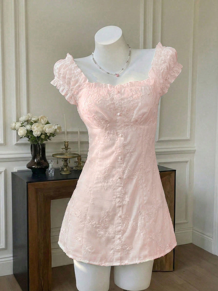 Rochie scurtă SHEIN, roz