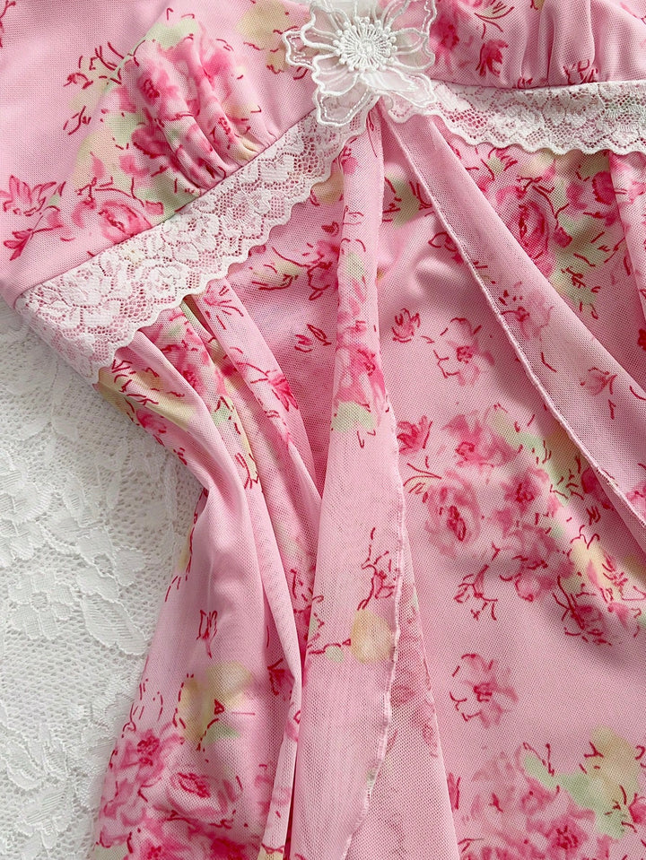 Rochie scurtă SHEIN, roz