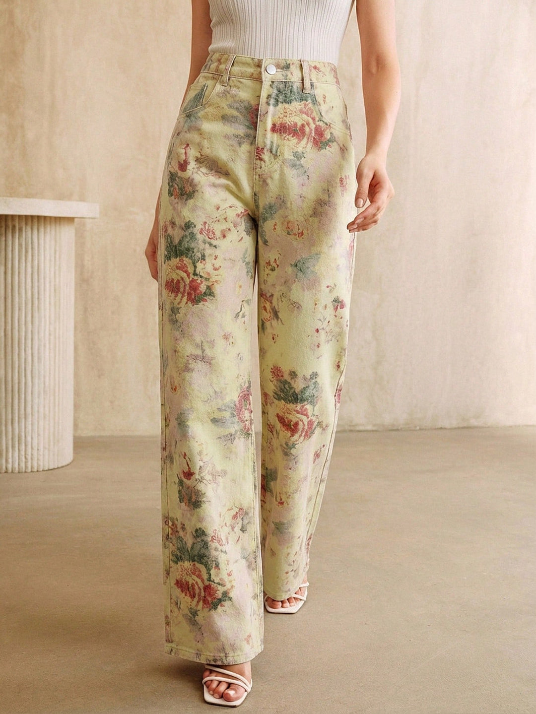 Jeans SHEIN, galben