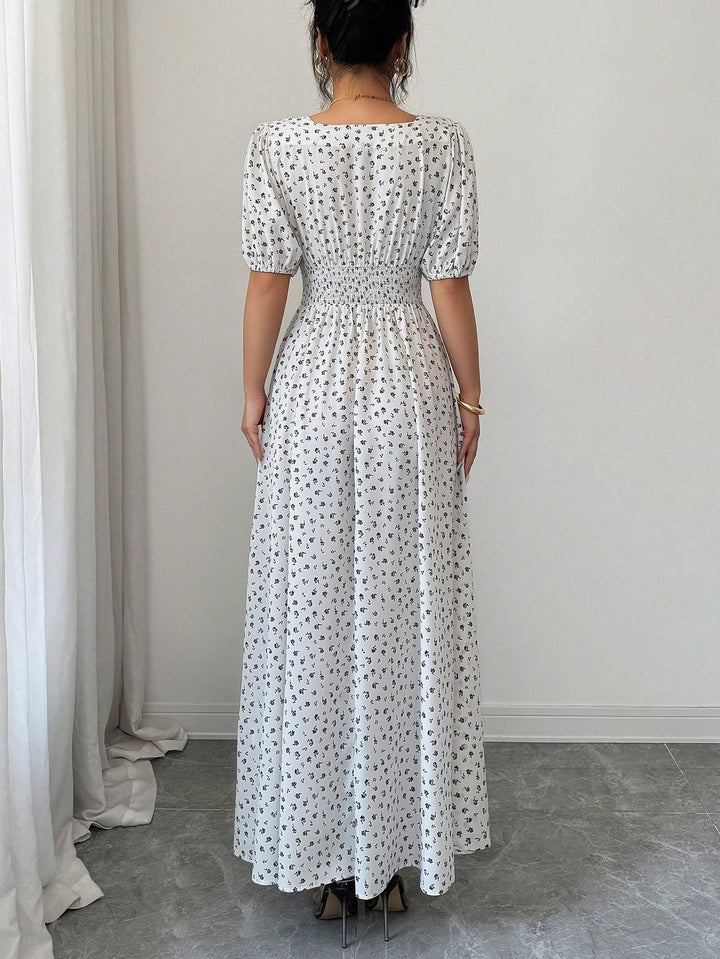 Rochie maxi SHEIN, portocaliu