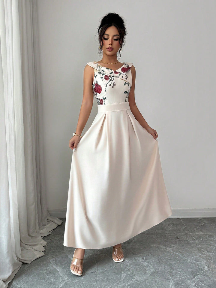 Rochie maxi SHEIN, mix culori