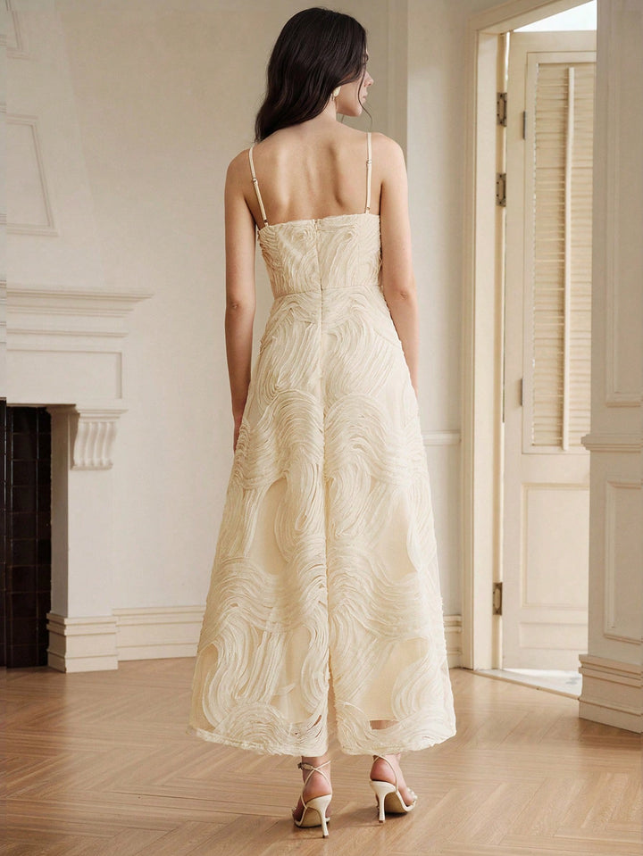 Rochie maxi SHEIN, bej