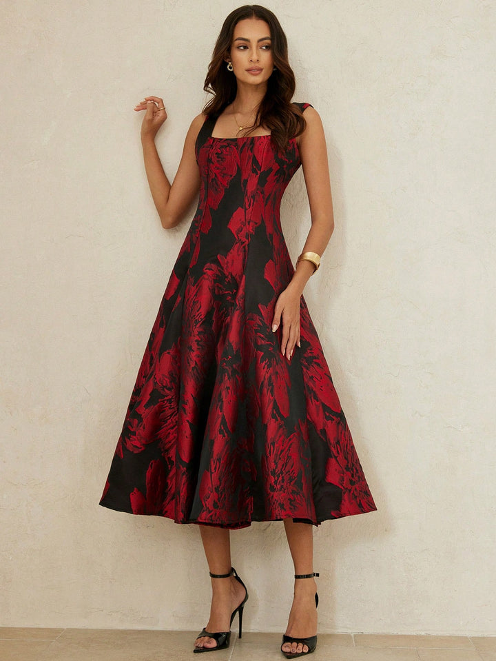 Rochie midi SHEIN, mix culori