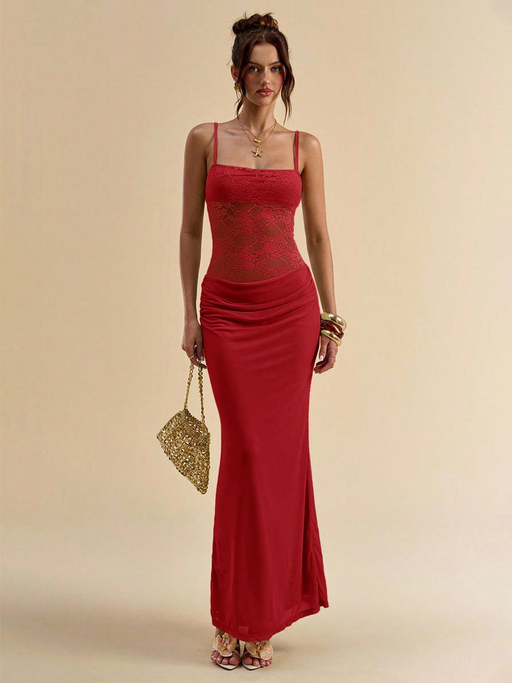 Rochie maxi SHEIN, roșu