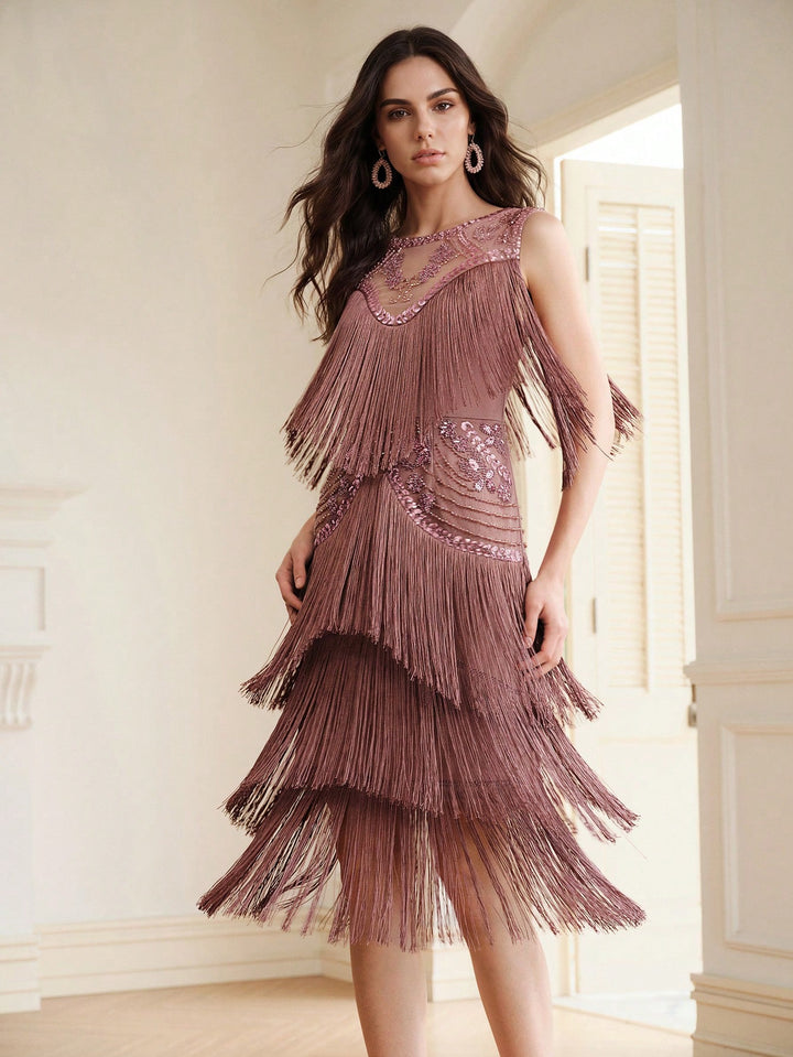 Rochie midi SHEIN, roz