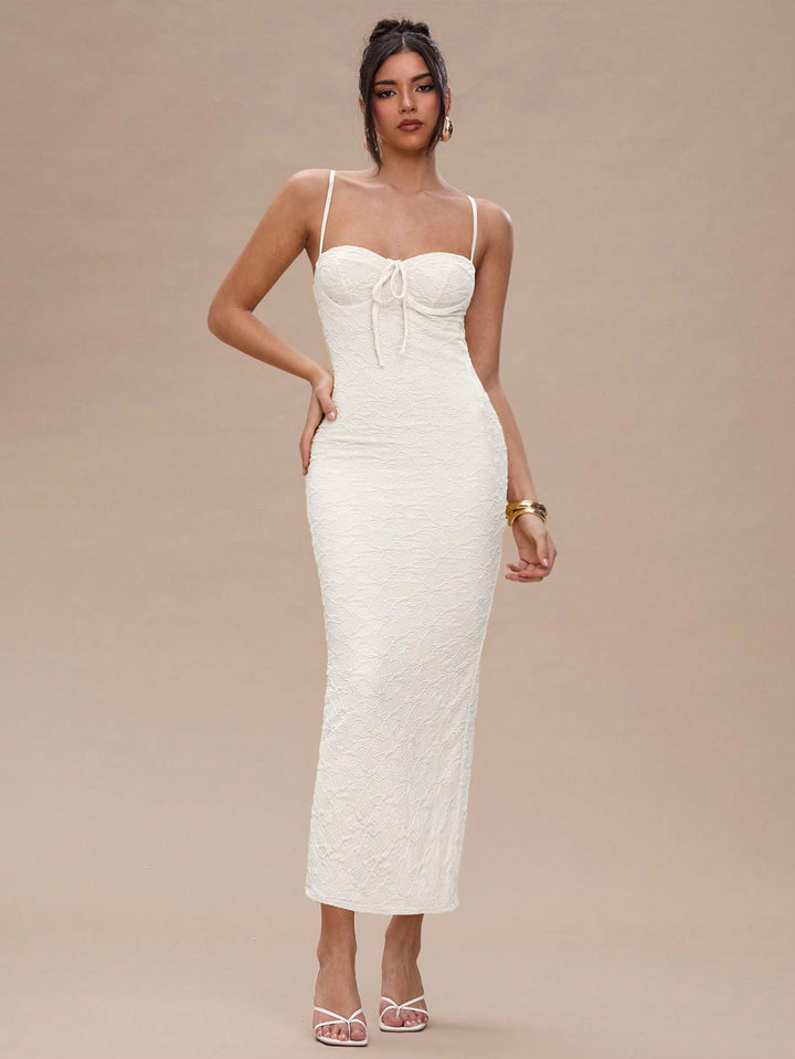 Rochie maxi SHEIN, bej