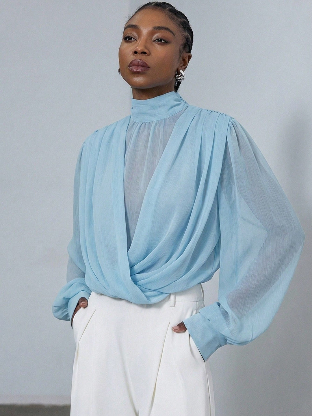 Bluza SHEIN, albastru