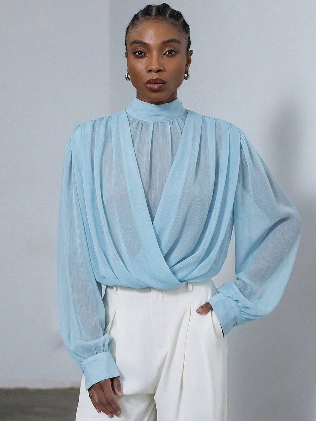 Bluza SHEIN, albastru