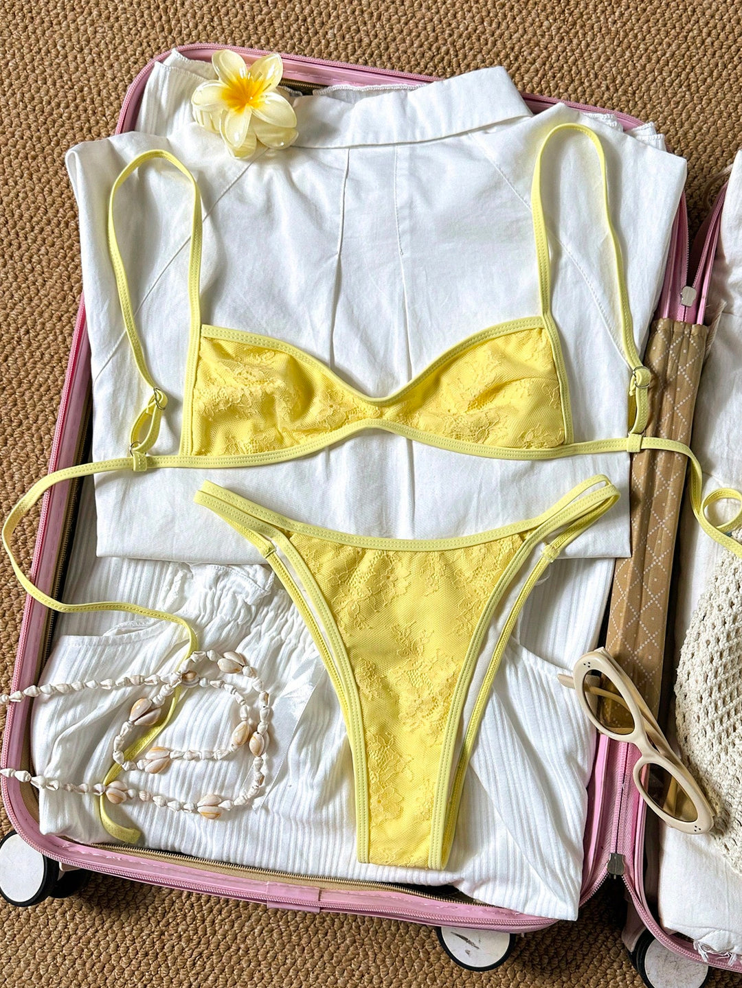 Set bikini SHEIN, mix culori