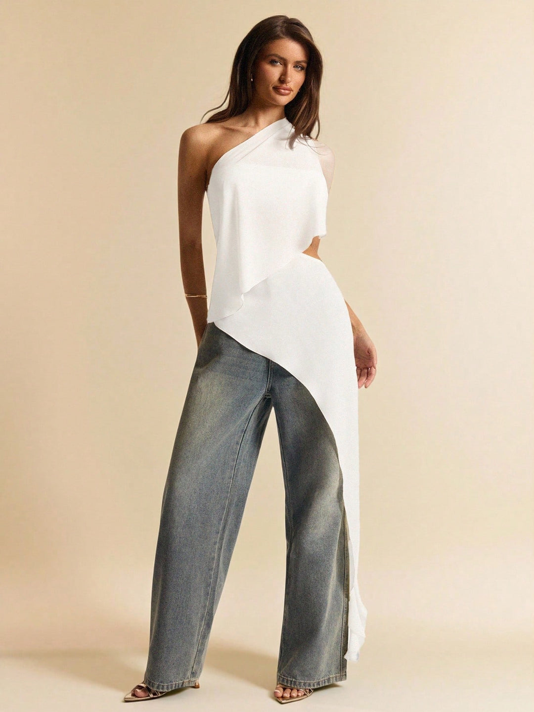 Top SHEIN, alb