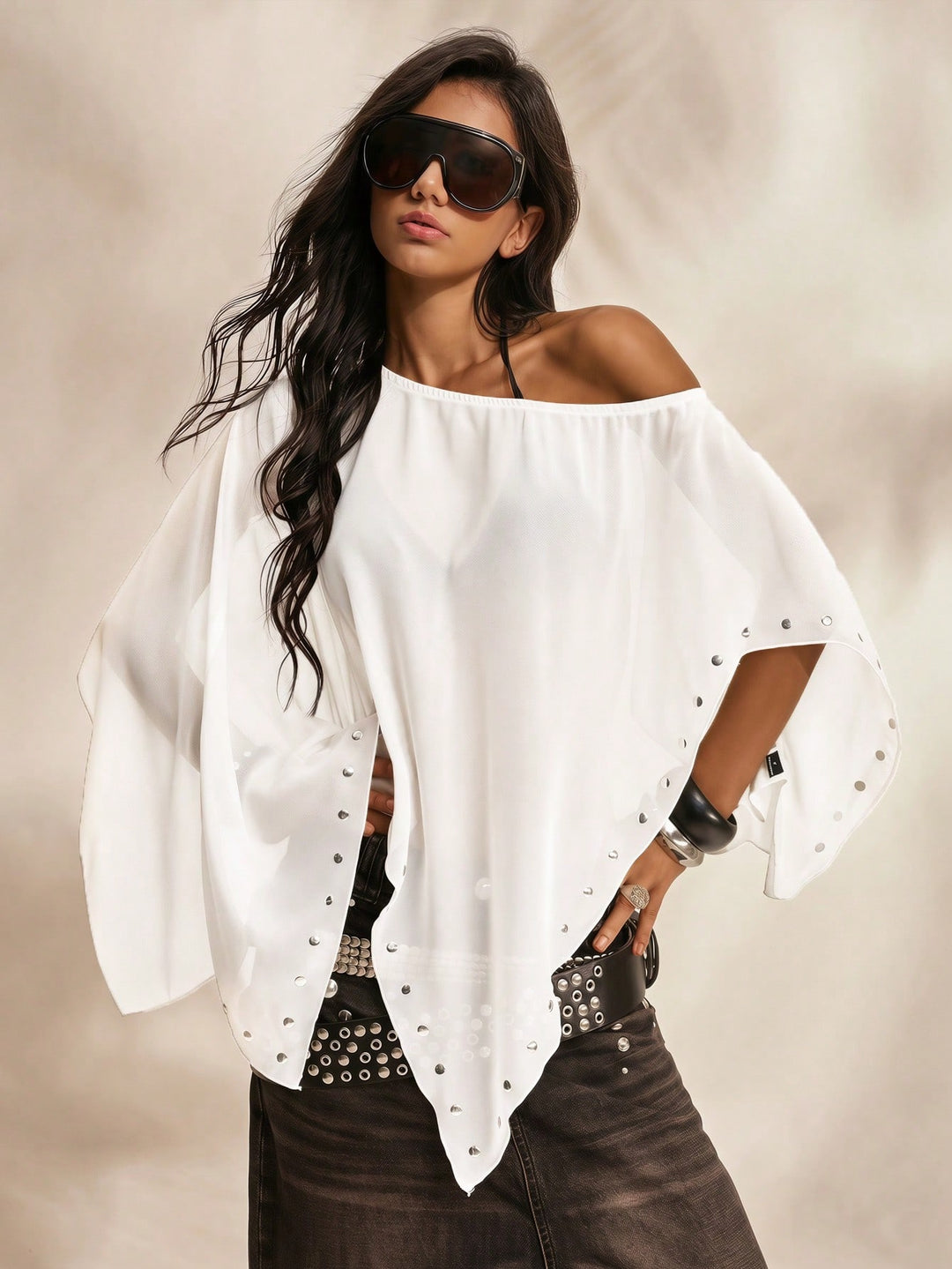 Top SHEIN, alb