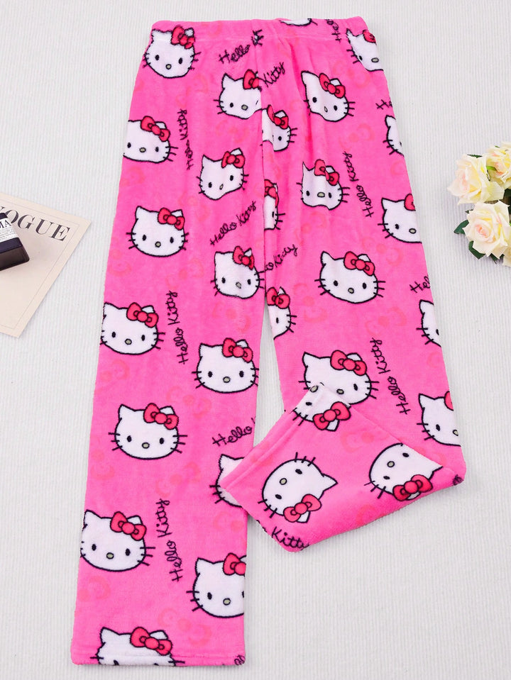 Pantaloni de pijama SHEIN, roz