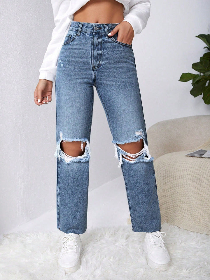 Jeans SHEIN, albastru