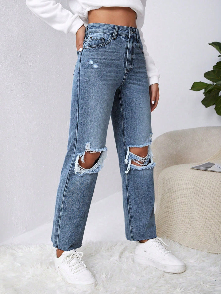Jeans SHEIN, albastru
