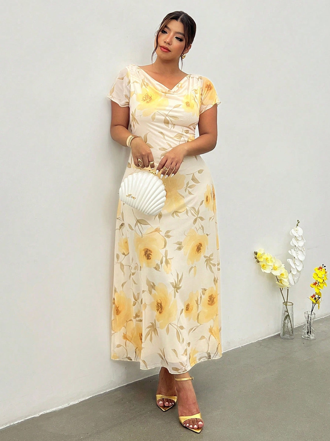 Rochie SHEIN, mix culori