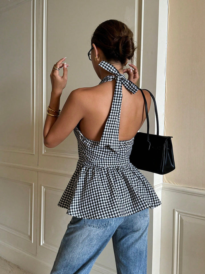 Top SHEIN, negru