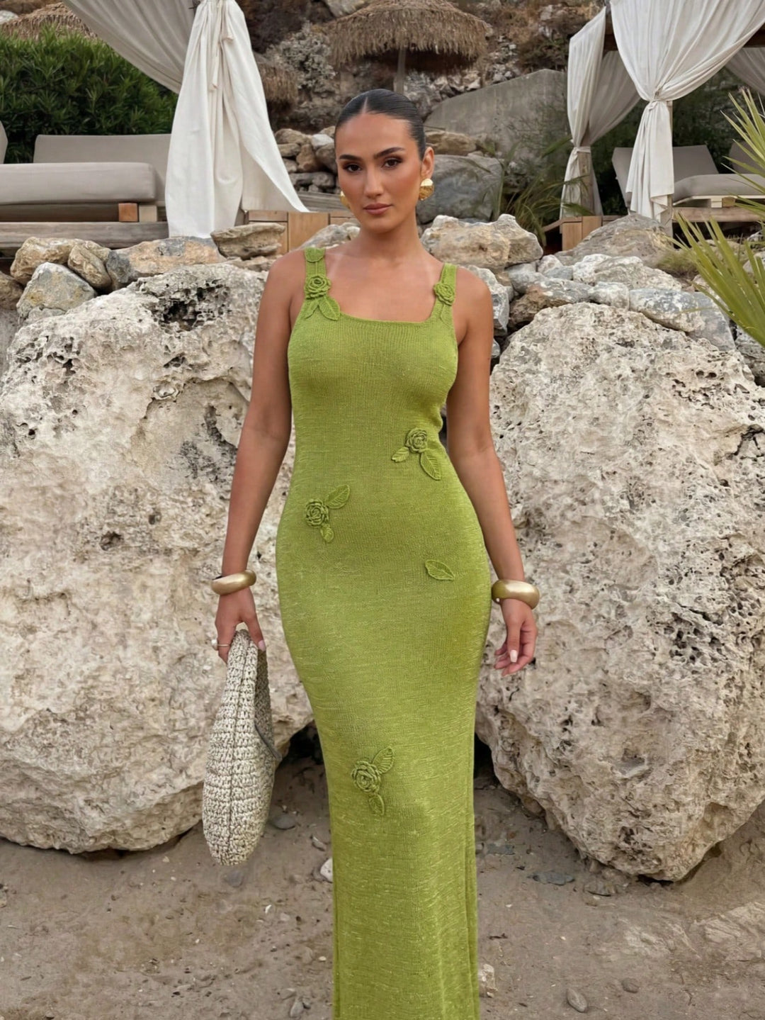 Rochie SHEIN, verde