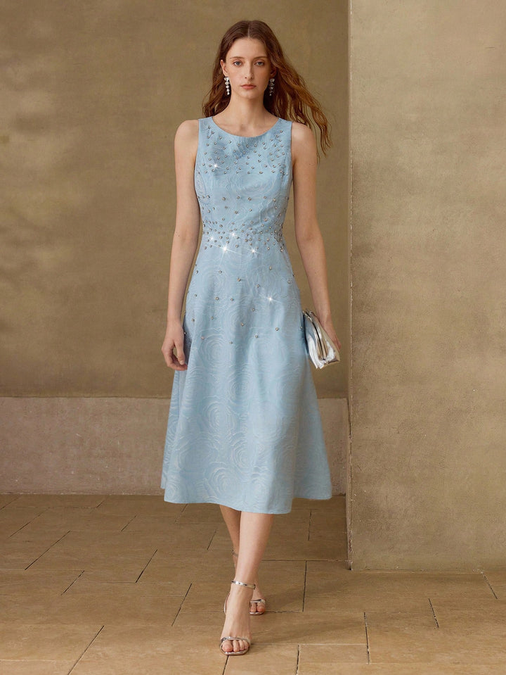 Rochie midi SHEIN, albastru