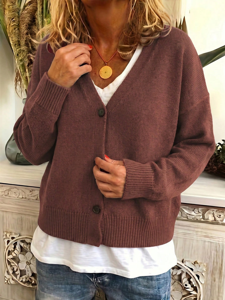 Cardigan SHEIN, maro