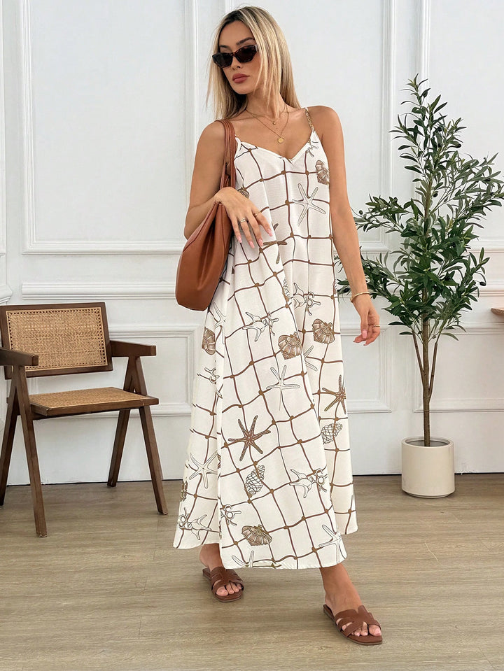 Rochie maxi SHEIN, mix culori