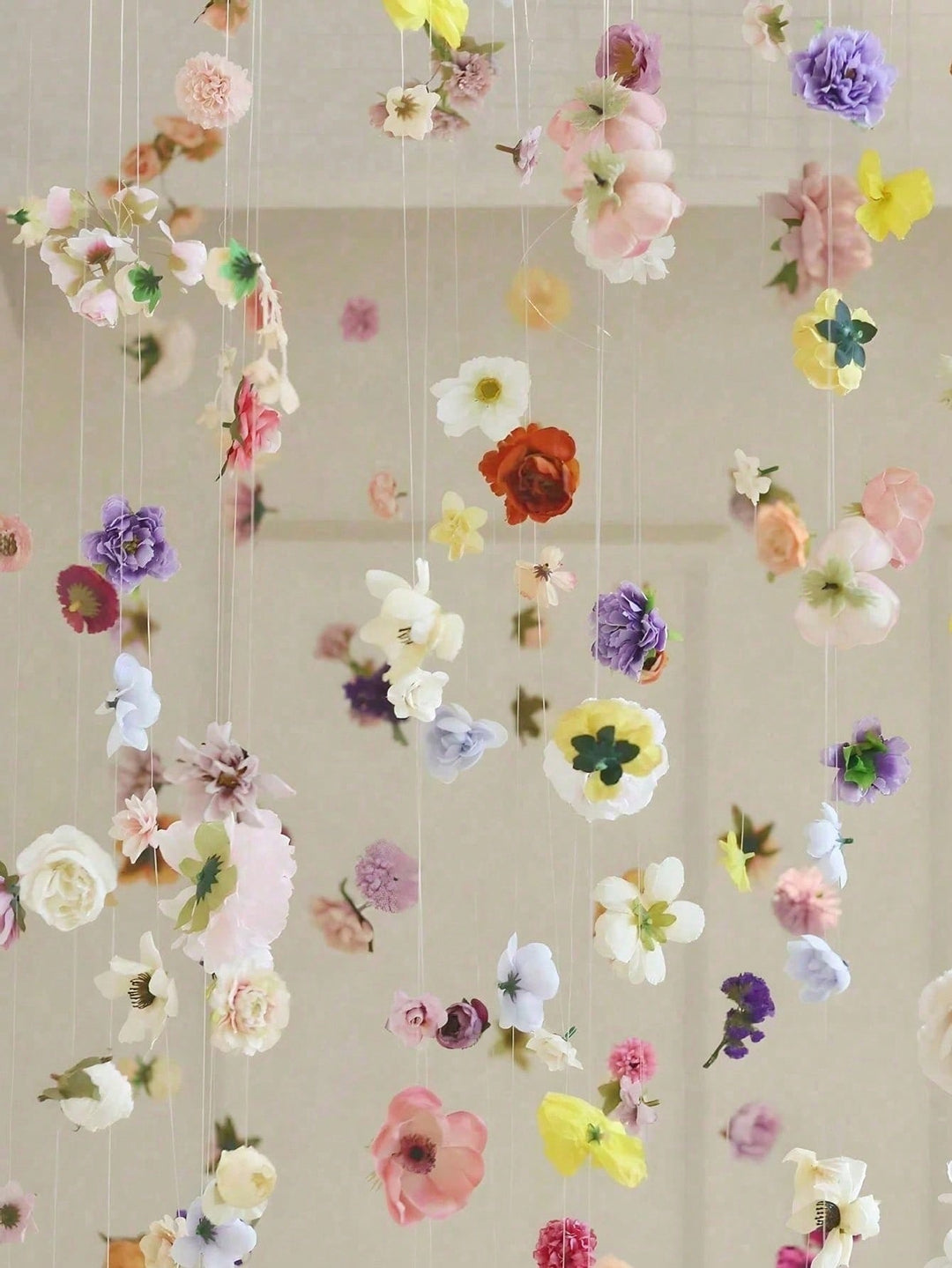 Floari artificiale SHEIN, mix culori