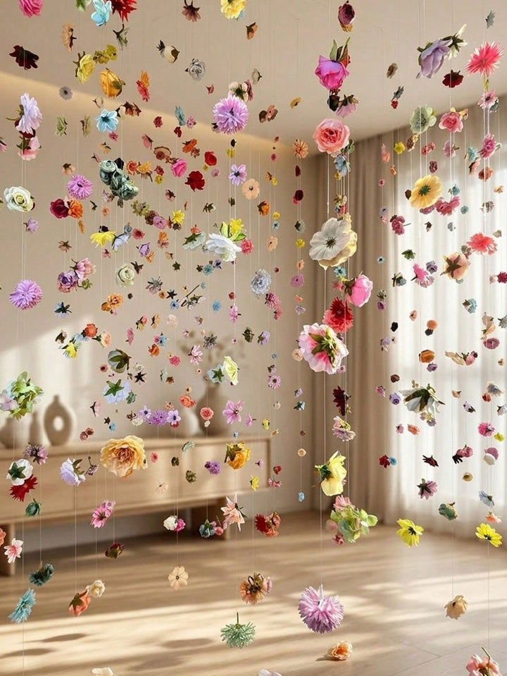 Floari artificiale SHEIN, mix culori