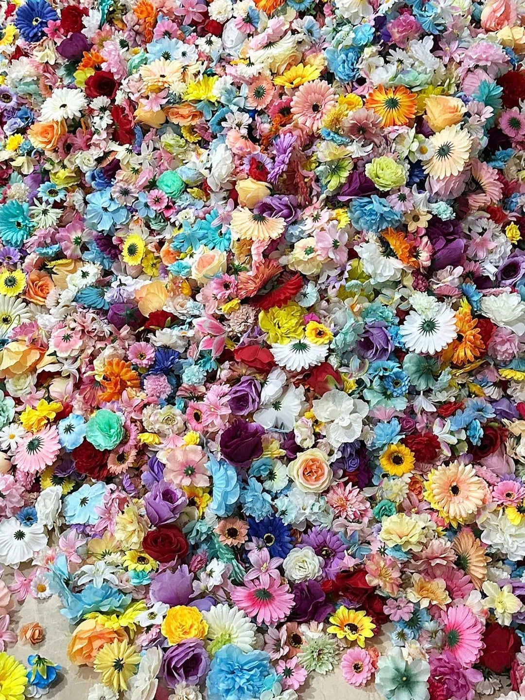 Floari artificiale SHEIN, mix culori