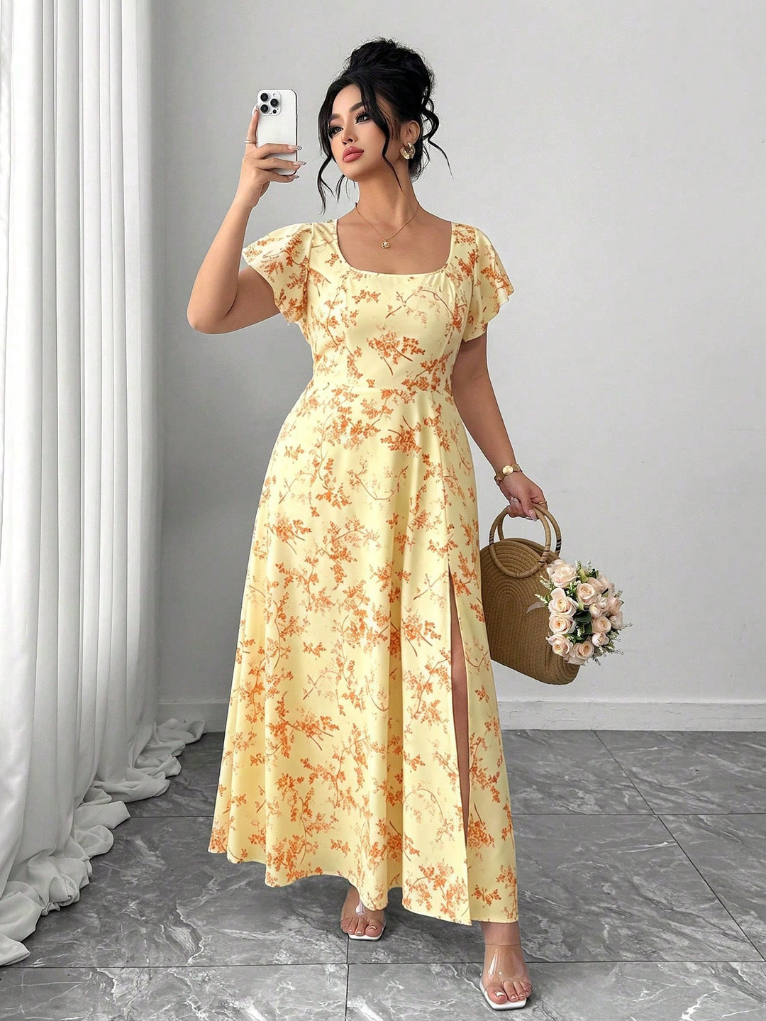 Rochie SHEIN, galben