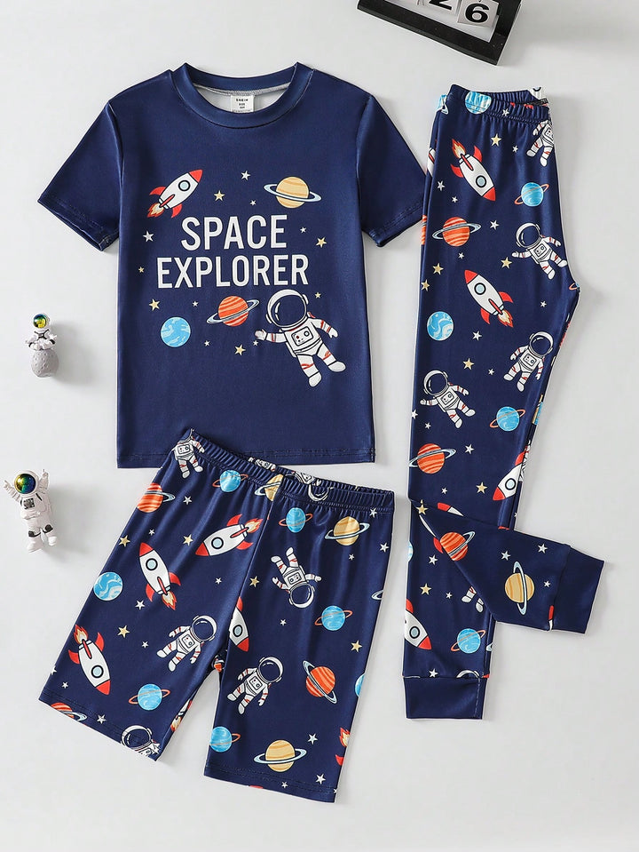Pijama SHEIN, albastru