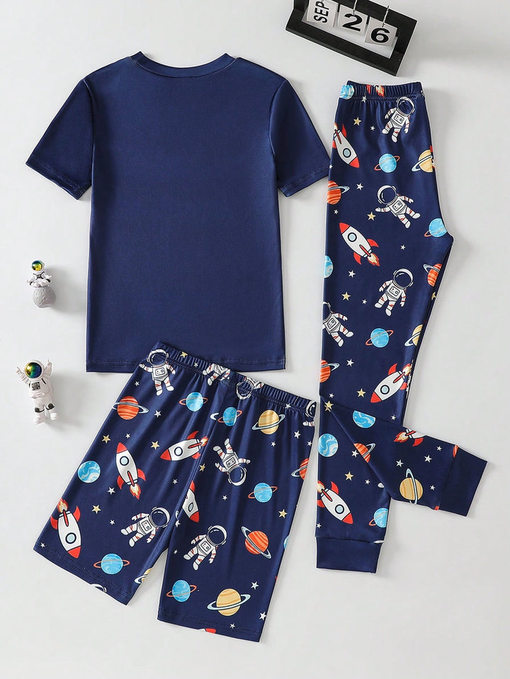 Pijama SHEIN, albastru