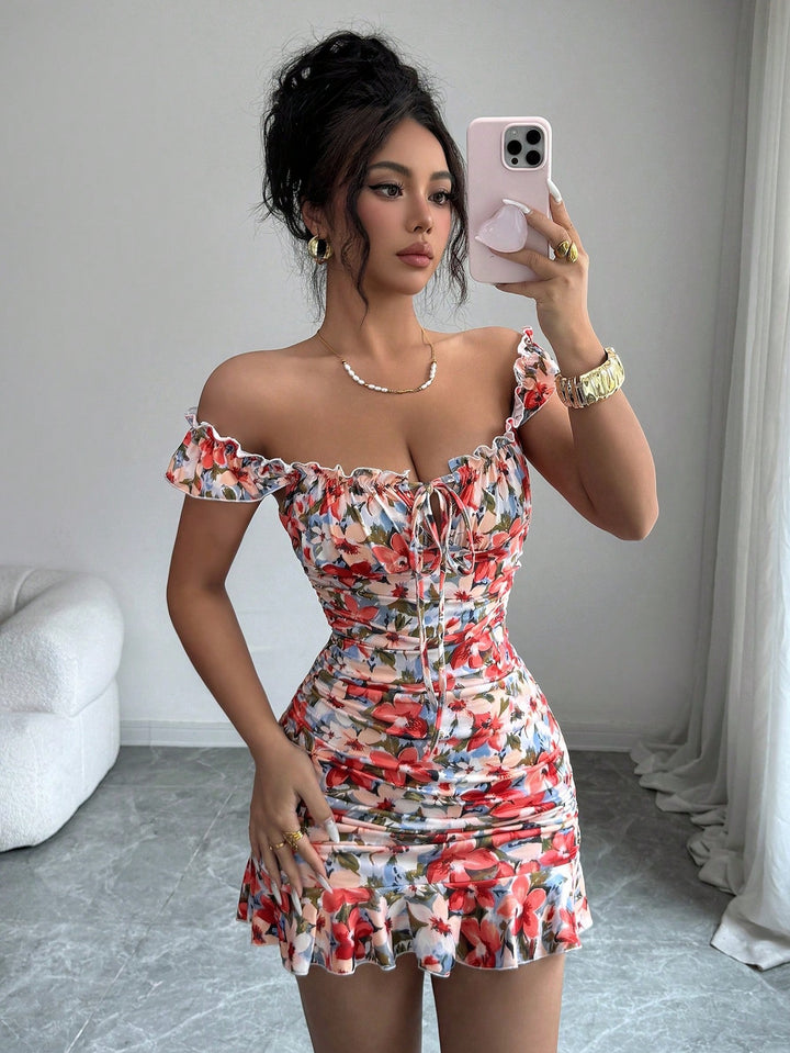 Rochie mini SHEIN, mix culori