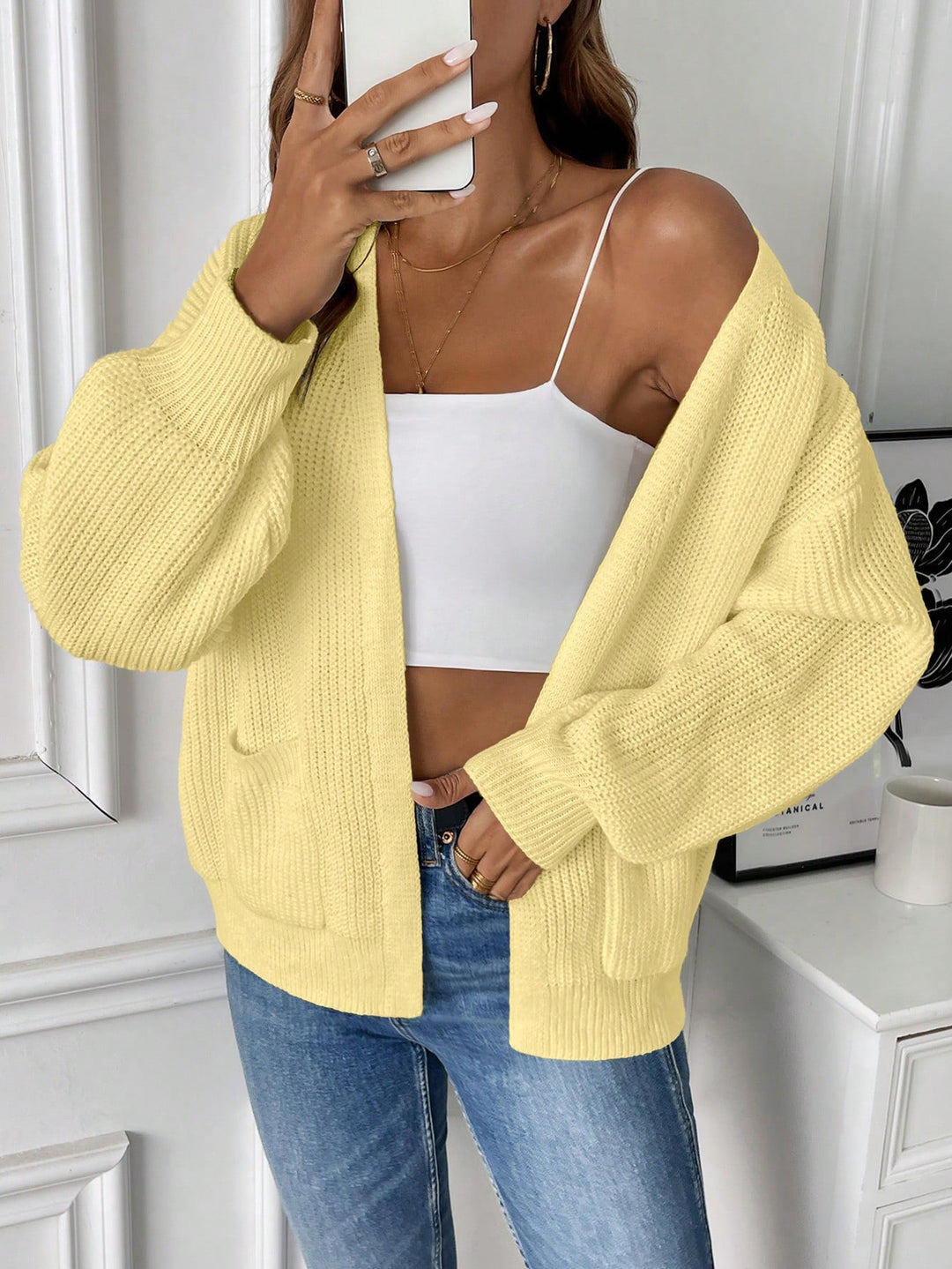 Cardigan SHEIN, galben