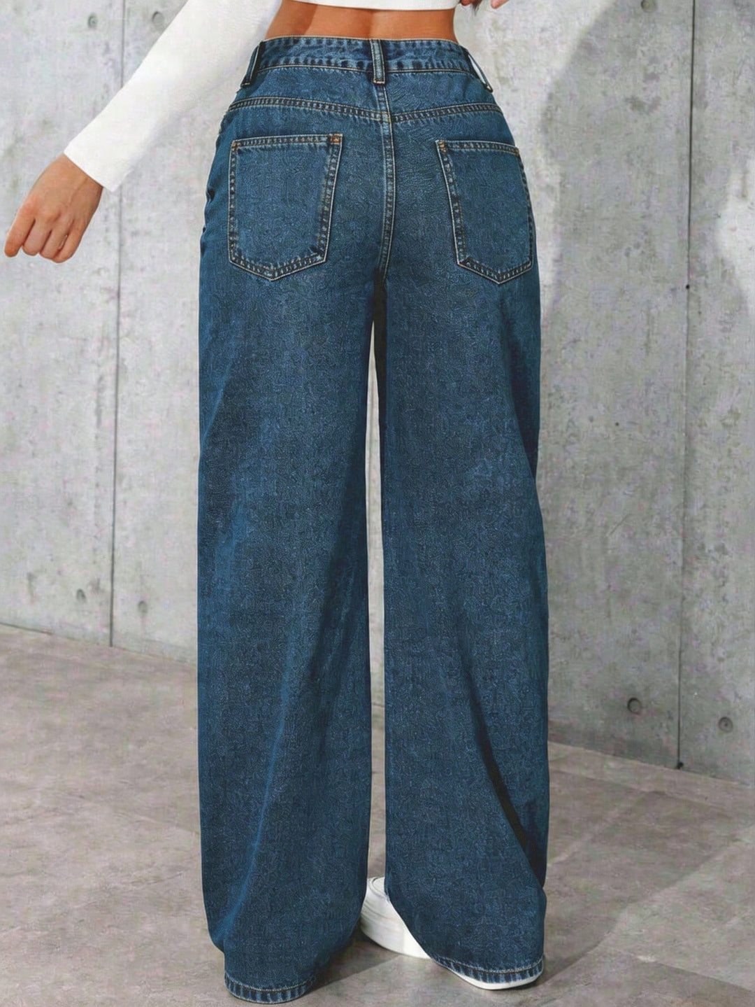 Jeans SHEIN, turcoaz