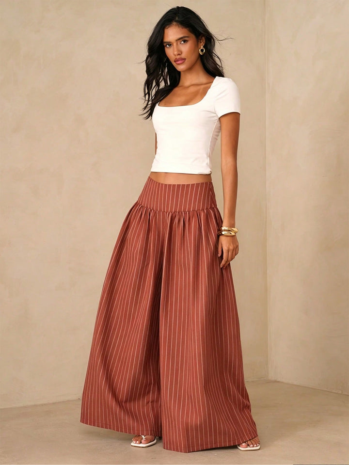 Pantaloni SHEIN, portocaliu