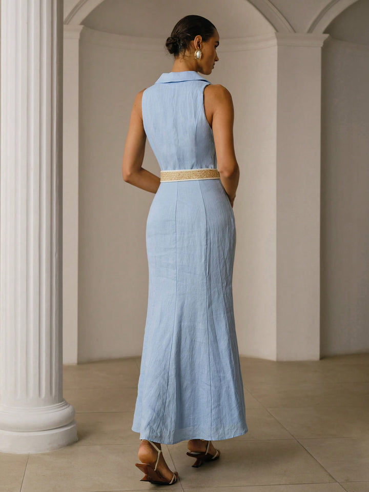 Rochie maxi SHEIN, albastru