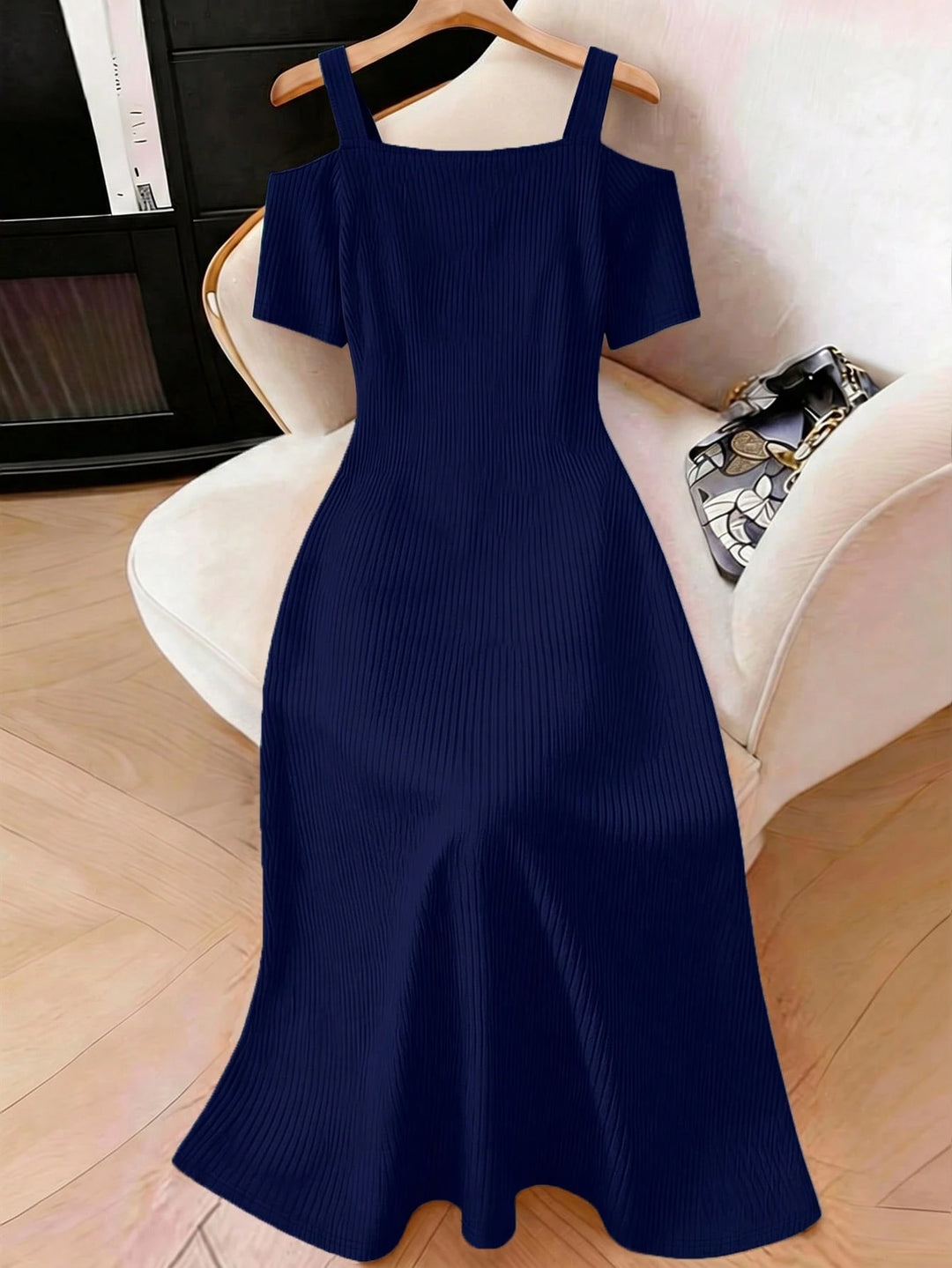 Rochie maxi SHEIN, albastru