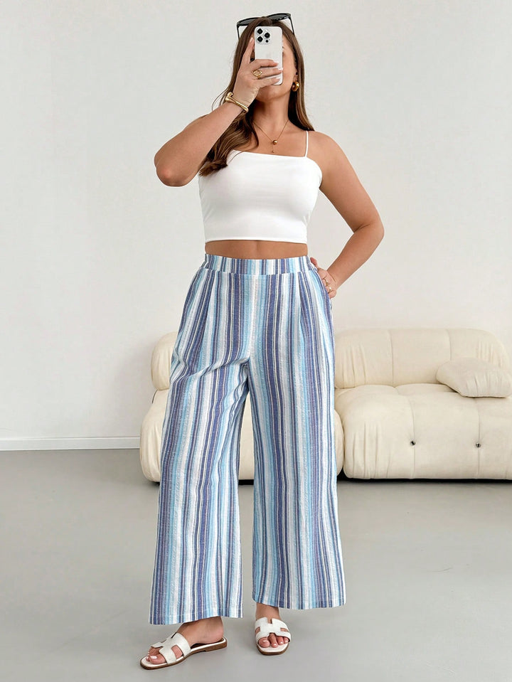 Pantaloni SHEIN, albastru