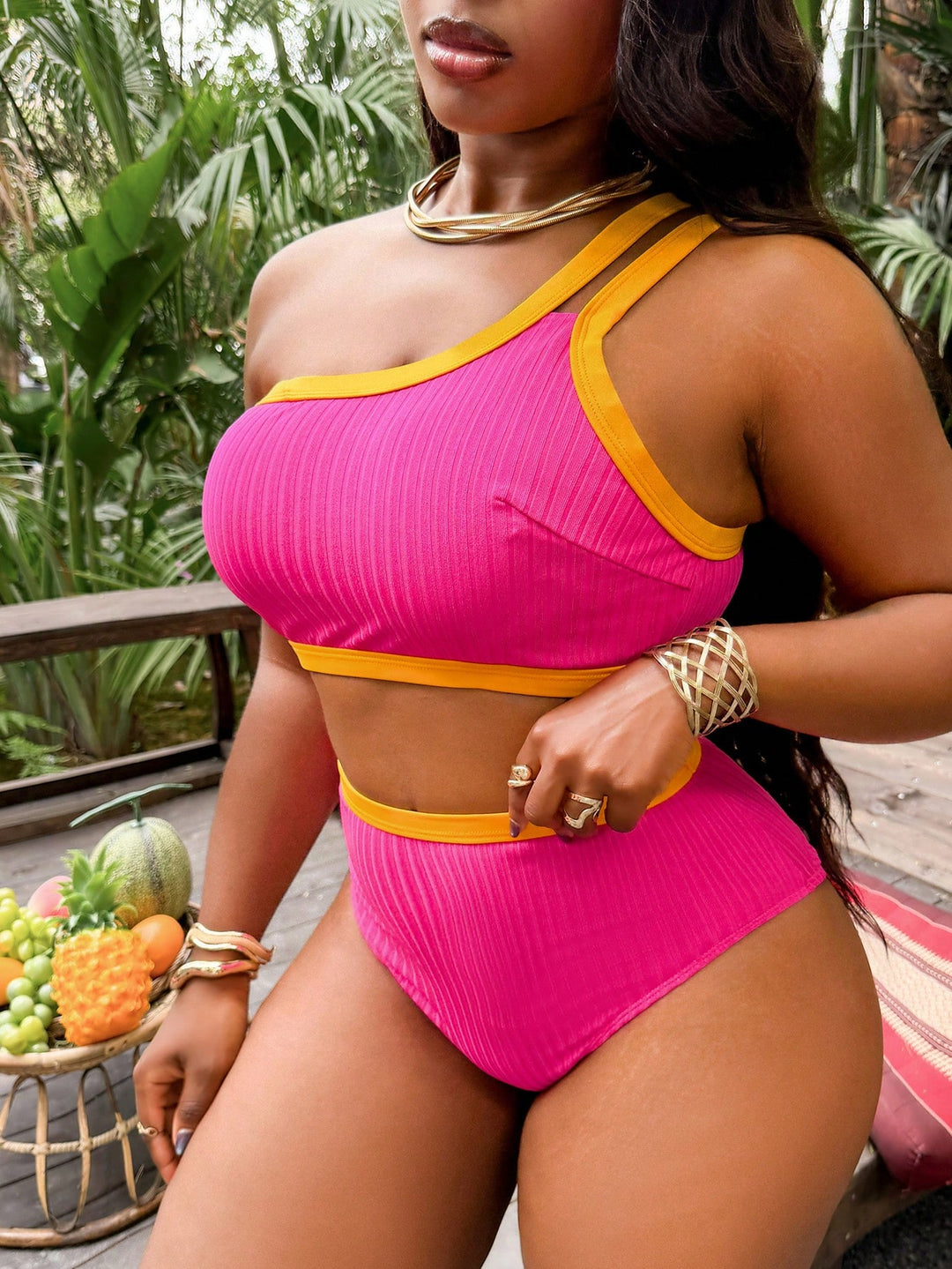 Set bikini de baie SHEIN, mix culori