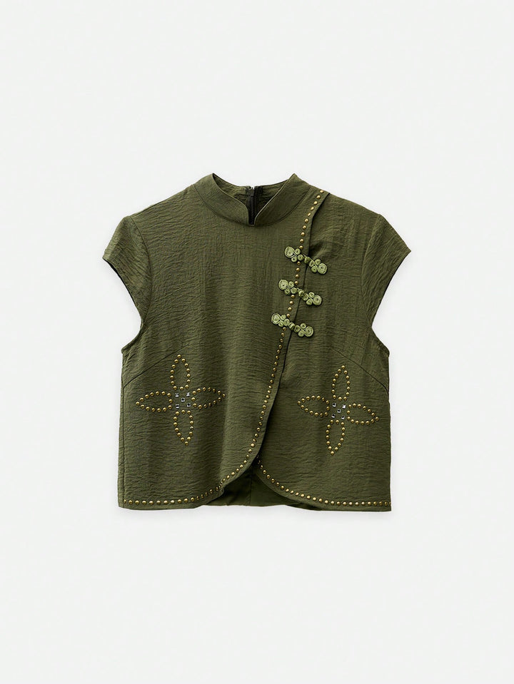 Top SHEIN, verde