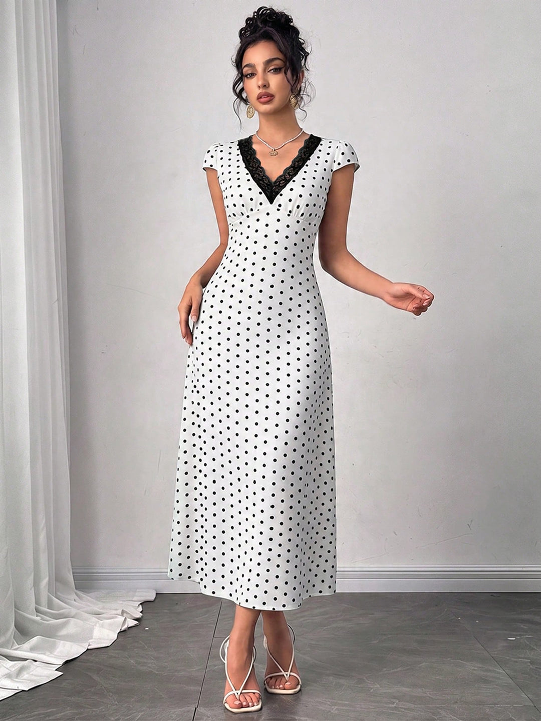 Rochie maxi SHEIN, alb