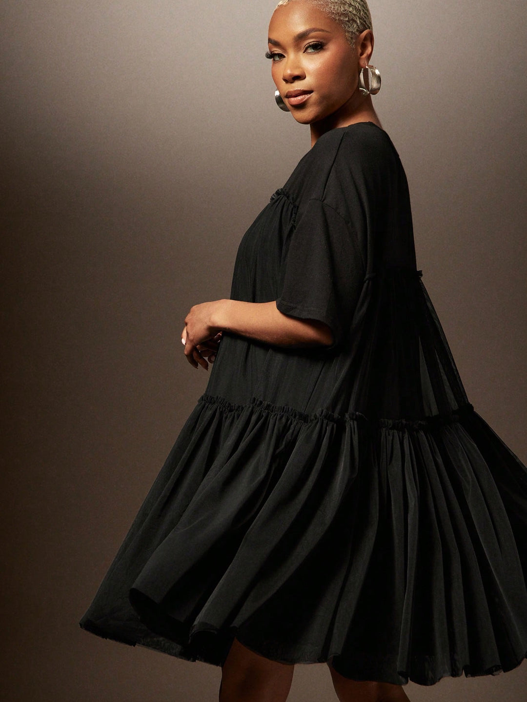 Rochie scurtă SHEIN, negru