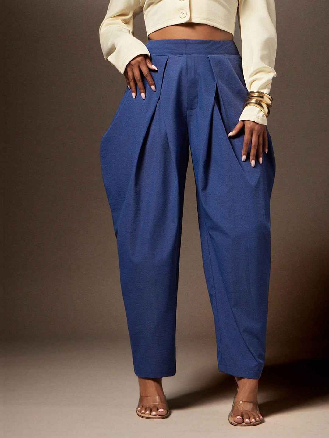 Pantaloni SHEIN, albastru