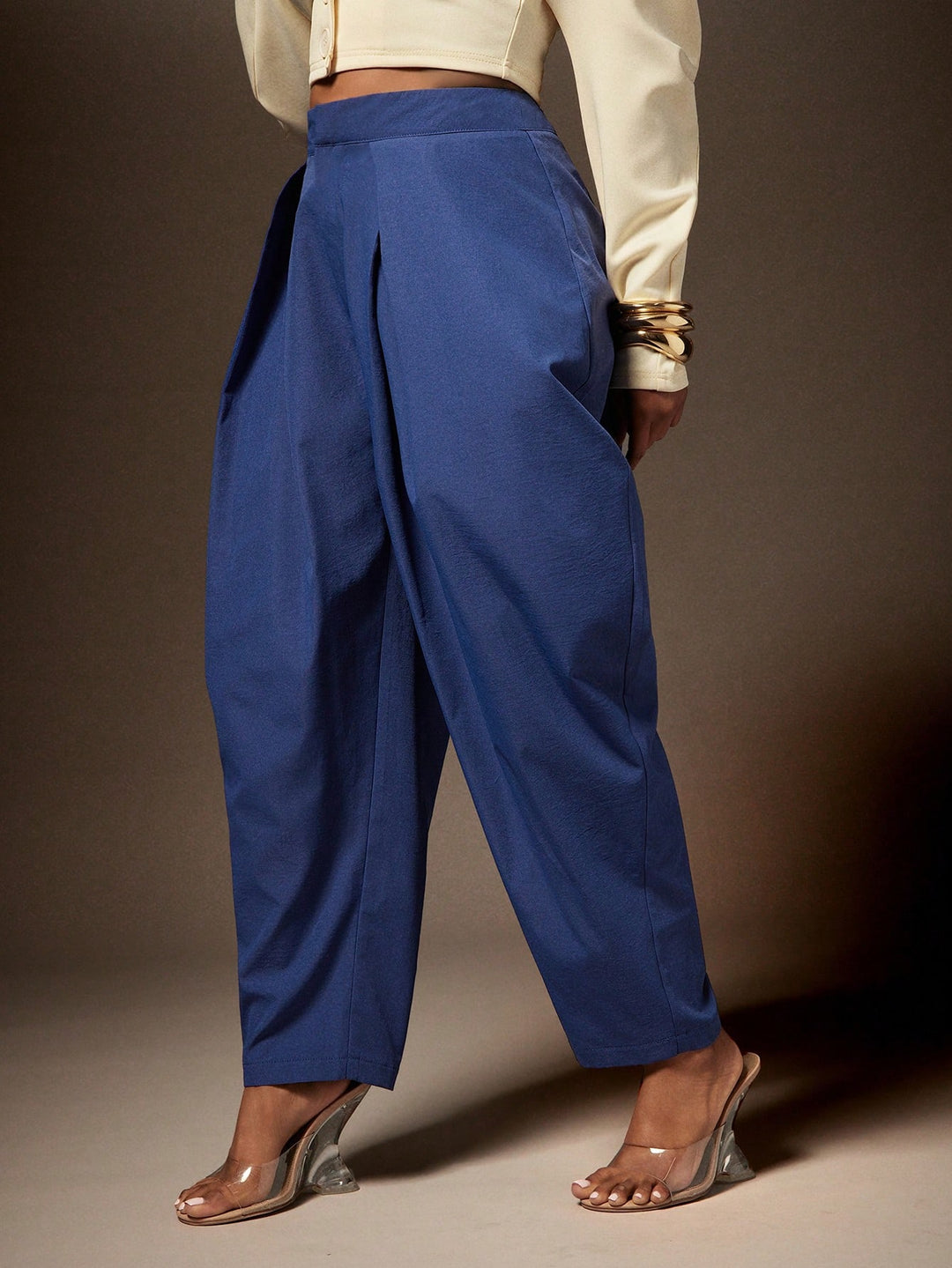 Pantaloni SHEIN, albastru